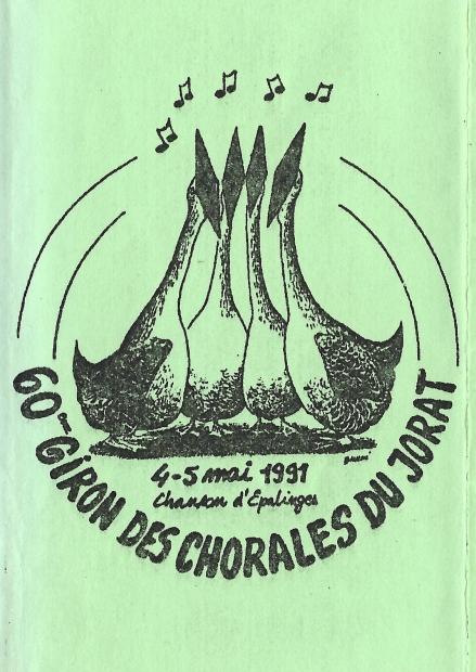 1991 60e Giron des Chorales du Jorat
