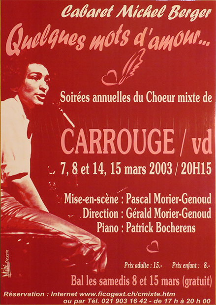Cabaret Michel Berger